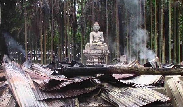 attack on Buddhist template